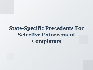 Guide to Selective Enforcement in Your State